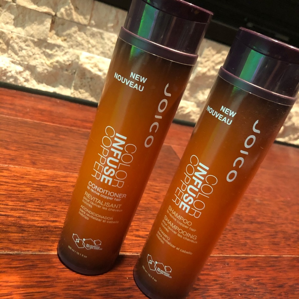 Joico shampoo & conditioner color infuse copper